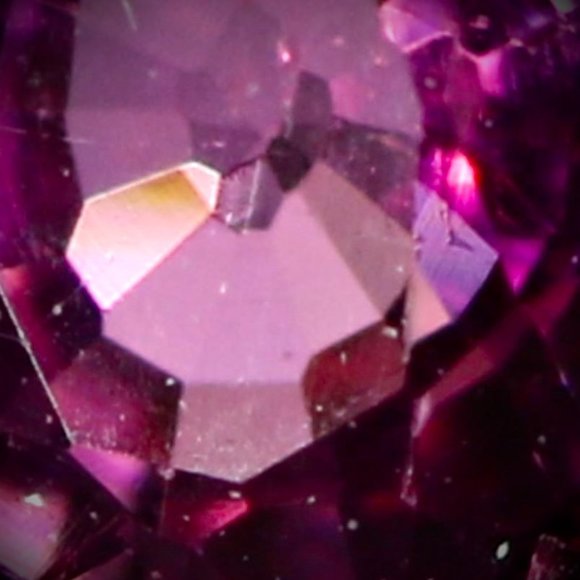 Red Tourmaline .30ct White Gold Solid Silver Ring - Picture 3 of 7